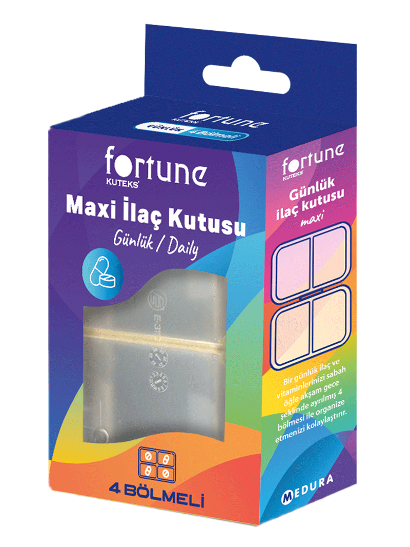 Fortune İlaç Kutusu Günlük Maxi