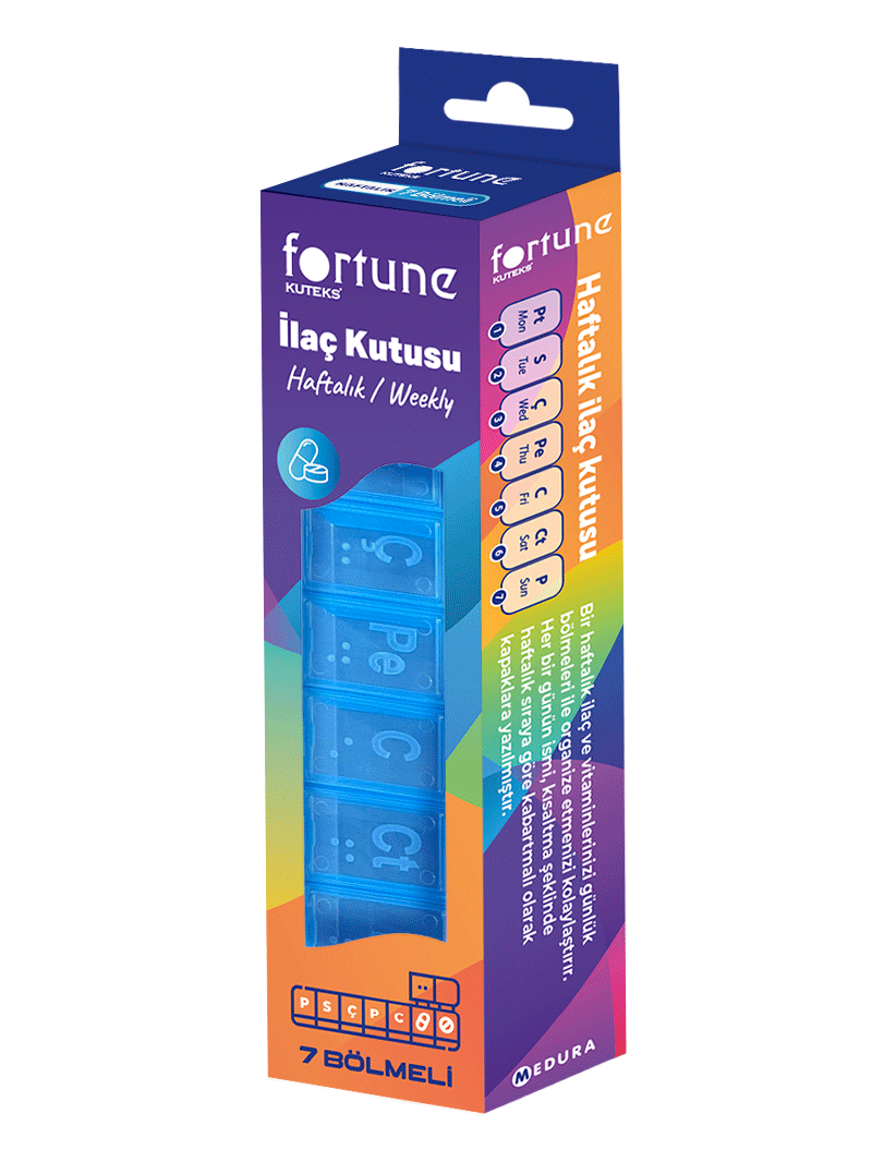Fortune İlaç Kutusu Haftalık